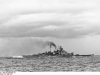 Bismarck widziany z Prinz Eugen podczas bitwy o Cieśniny Duńskie