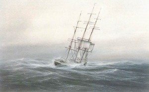 Fregata Susana - obraz namalowany przez Kapitana Hansa Petera Jürgensa
